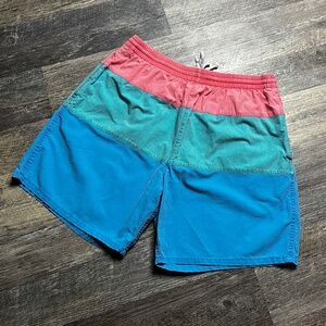 Vintage Beach Gear Trunks Size Large 90's Summer Shorts Bathing Suit Beach